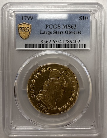 1799 Eagle PCGS MS63