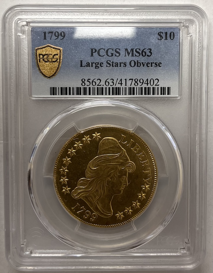 1799 Eagle PCGS MS63