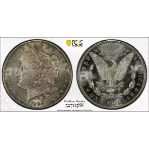 1888-O $1 VAM 9 Doubled Arrows TOP 100, DMPL