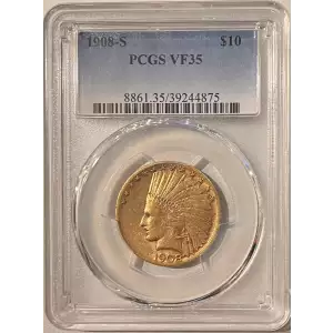 1908-S $10