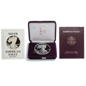 1989 S 1oz Silver Eagle  Proof - with Original Govt Packaging  [DUPLICATE for #546779]