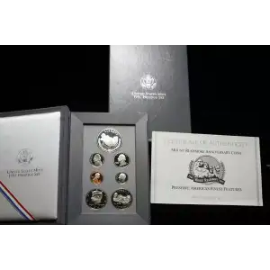 1991 Prestige Proof Set - Seven Coin Set - Box & COA