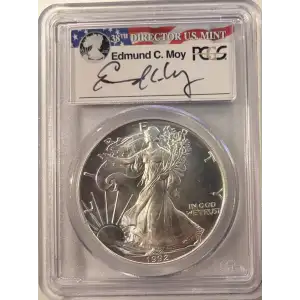 1992 $1 Silver Eagle Moy Signature (2)
