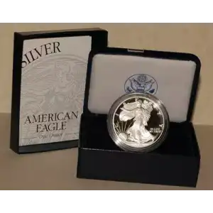 1994 Proof Silver Eagle w OGP - Box & COA  (2)