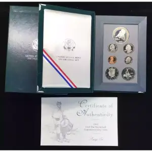 1995 Prestige Proof Set - Seven Coin Set - Box & COA