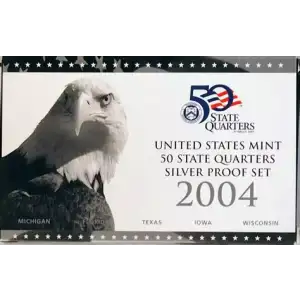 2004 Silver 5 Piece Quarter Proof set  (2)