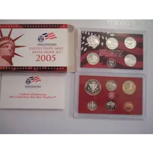 2005 11 Pc Silver Proof Set
