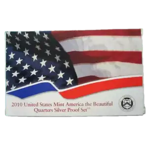 2010 Silver 5 Piece Quarter Proof set   (4)