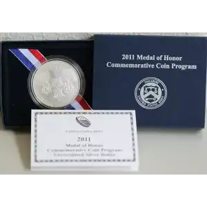 2011 Medal of Honor Uncirculated Silver Dollar