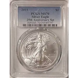 2011 Silver Eagle PCGS MS70
