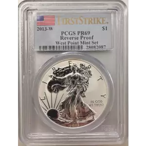 2013-W $1 Reverse Proof West Point Mint Set First Strike