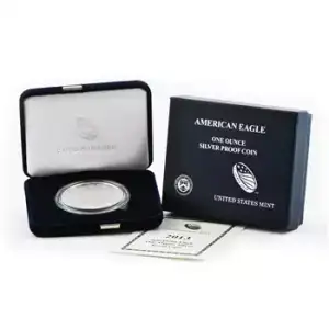 2013 W 1oz Silver Eagle  Proof - with Original Govt Packaging  (2)