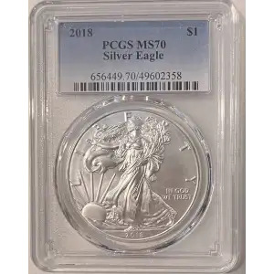 2015 Silver Eagle PCGS MS70    (3)