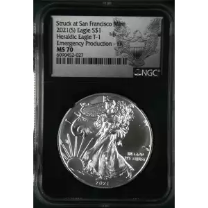 2021(S) Heraldic Eagle T-1 Emergency Production - FR Struck at San Francisco (2)