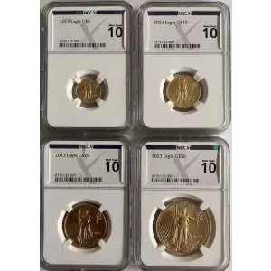 2023 4 Piece  Gold Eagle NGCX 10 (2)