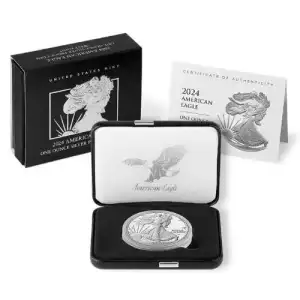 2024-W Proof Silver Eagle w OGP - Box & COA [DUPLICATE for #545847]
