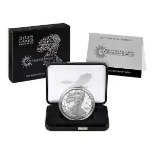 2025 Laser Engraved Silver Eagle