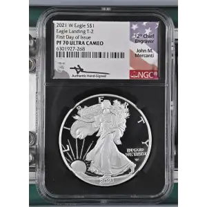 2021 W Eagle Landing T-2 First Day of Issue ULTRA CAMEO (2)