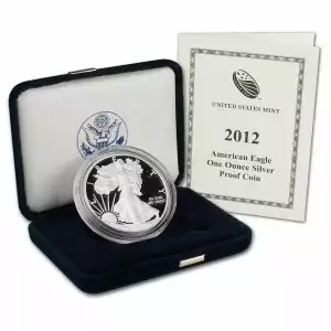 2012 W 1oz Silver Eagle  Proof - with Original Govt Packaging