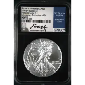 2021(P) Heraldic Eagle T-1 First Day of Issue Struck at Philadelphia (2)