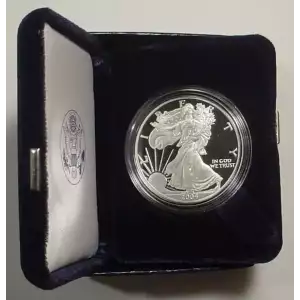2004 W 1oz Silver Eagle  Proof - with Original Govt Packaging  (2)