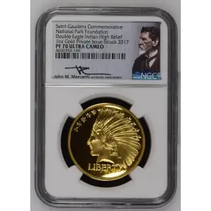 (2017) Double Eagle Indian UHR Saint-Gaudens NPF Commem ULTRA CAMEO (2)