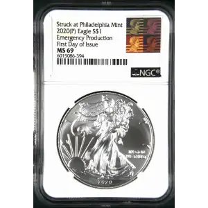 2020(P) Emergency Production First Day of Issue Struck at Philadelphia (2)