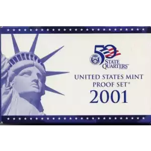 2001 Proof Set 10 Pc Clad (2)