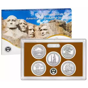 2013 5 Pc Clad Quarter Proof Set