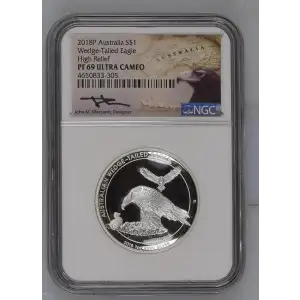 2018P Wedge-Tailed Eagle High Relief ULTRA CAMEO (2)