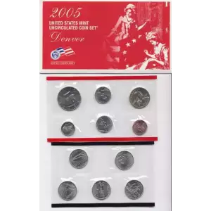 Mint Uncirculated Set - 2005 20 Piece P-D ($5.92 FV) - Set (3)