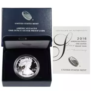 2016 W 1oz Silver Eagle  Proof - with Original Govt Packaging