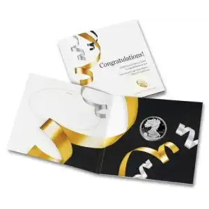 2020 W Congratulations Set - 1oz Silver Eagle  Proof - with Original Govt Packaging