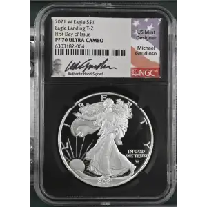 2021 W Eagle Landing T-2 First Day of Issue ULTRA CAMEO (2)