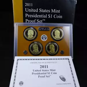 2011 Presidential Dollar Proof Set 