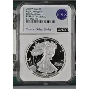 2021 W Eagle Landing T-2 First Day of Issue ULTRA CAMEO (2)