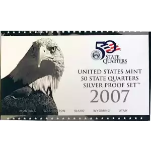 2007 5 Piece Silver Quarter Proof set ($1.25 FV) (2)