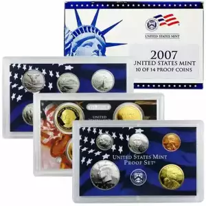 2007 Proof Set 14 Pc Clad (2)