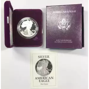 1991 S 1oz Silver Eagle  Proof - with Original Govt Packaging