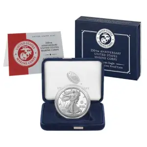 2025 P - Marine Corp Privy Silver Eagle  Proof 
Original Government Packaging (3)