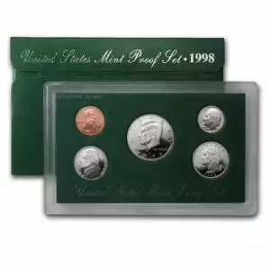 1998 Proof Set 5 Pc Clad (4)