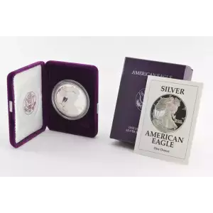 1993 P 1oz Silver Eagle  Proof - with Original Govt Packaging