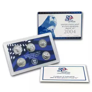 2004 5 Pc Clad Quarter Proof Set
