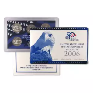 2006 5 Pc Clad Quarter Proof Set