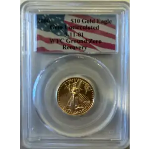2000 - 1/2oz Gold Eagle  WTC Recovery PCGS Gem Unc