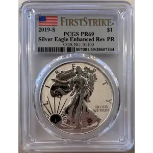 2019-S $1 Silver Eagle Enhanced Rev PR First Strike