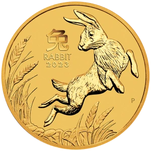 2023 1/10oz Australian Perth Mint Gold Lunar III: Year of the Rabbit (2)