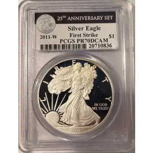 2011-W $1 25th Anniversary Set First Strike