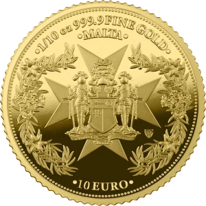 2025 1/10 oz Malta - Golden Eagle - Limited Edition Gold Coin (2)