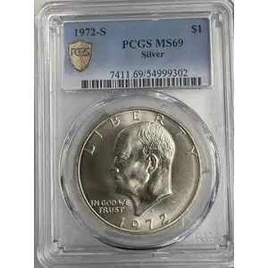 1972-S $1 Silver (3)